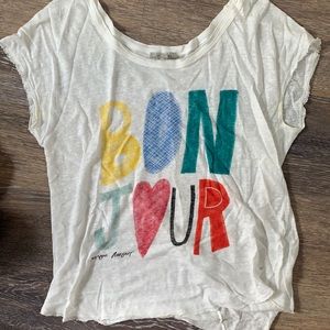Zara Bonjour tee